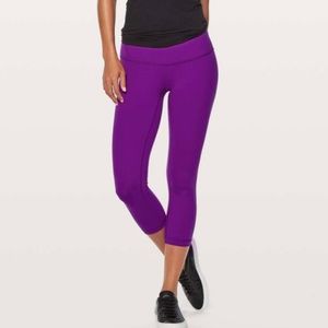 Lululemon Wunder Under Crop III - Full-On Luon 21"